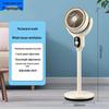 Dual-Use Oscillating Air Circulator Fan - High Power, Low Noise, Vertical Floor & Desk Standing for Bedroom and Dorm.
