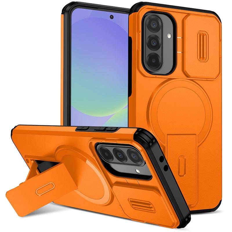 For Samsung Galaxy A16 A17 A26 A36 A56 5G Phone Case, Integrated Bracket Rotating Protective Cover Push Window Camera Protection