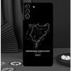 Motor Sport Nurburgring F1 Car Cover For Samsung Galaxy S20 FE S21 S22 S23 Ultra S8 S9 S10 Plus Note 10 20 Ultra Phone Case