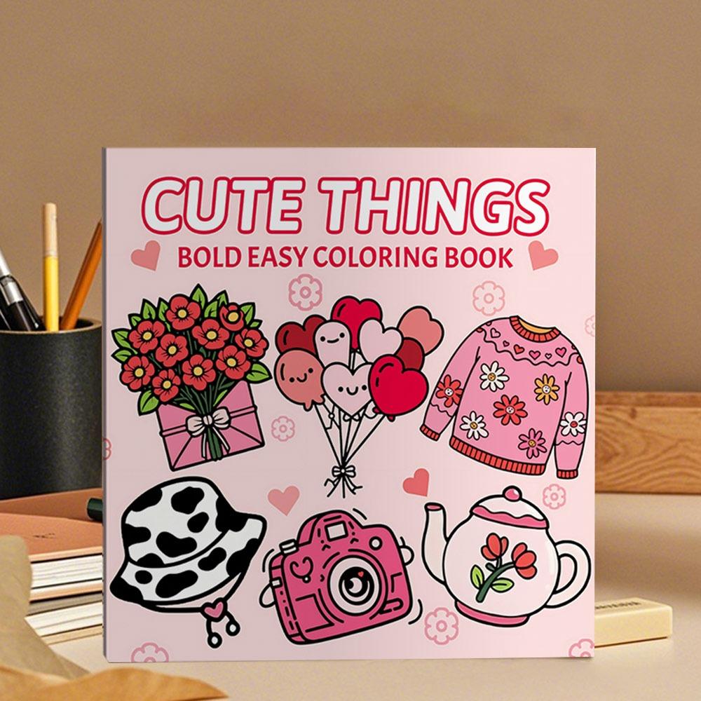 Stress Relief Graffiti Painting Book Cartoon Paperback Montessori Drawing Toy  for Adults And Teens