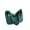 Korean Style Corduroy Shoulder Bag Solid Color Women Tote Bag Portable Crossbody Bag  Women