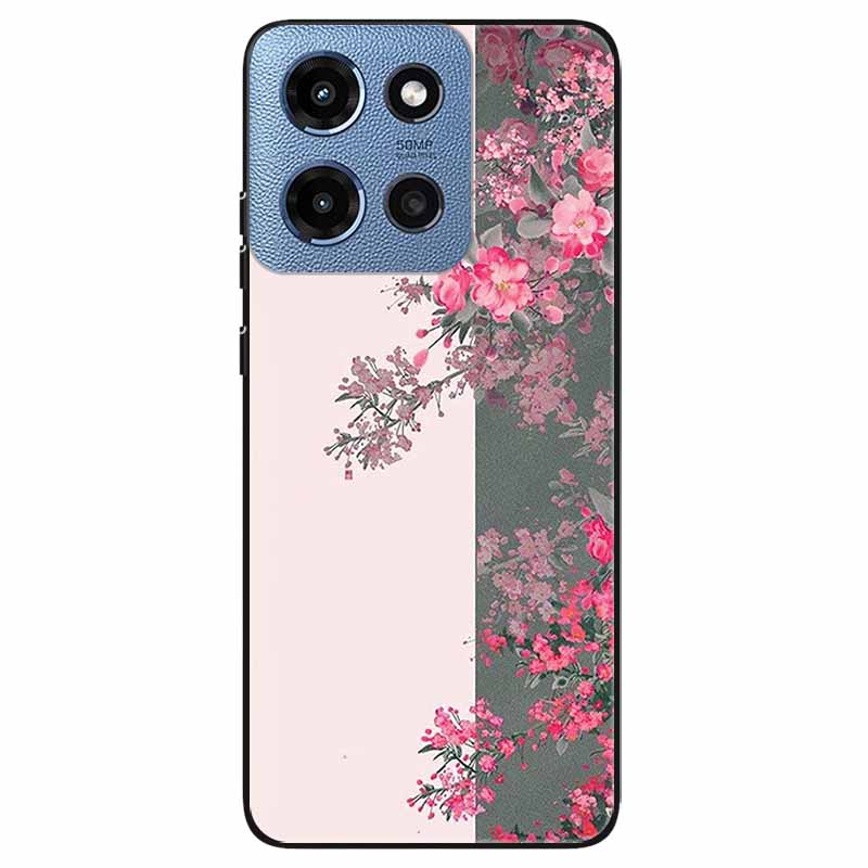 Phone Cases for Moto G 2025 5G Case Flowers Printing Silicone TPU Soft Covers for Motorola Moto G 2025 Back Shell For Moto G 5G