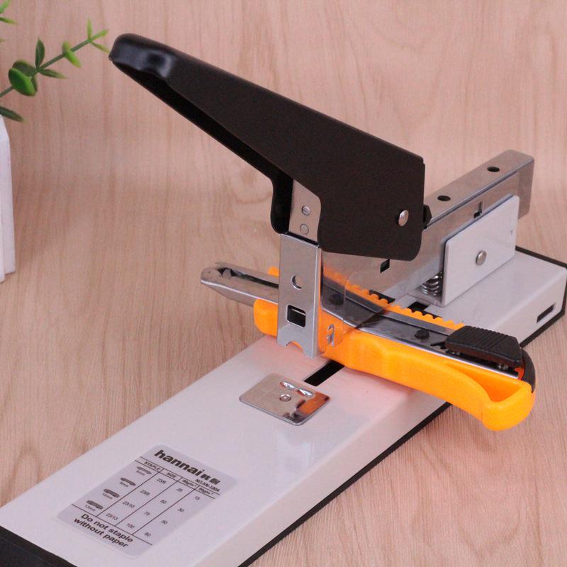 Han Nai HN-100A Heavy Duty Stapler, Binds up to 100 Pages, Thickened Large Size Stapler