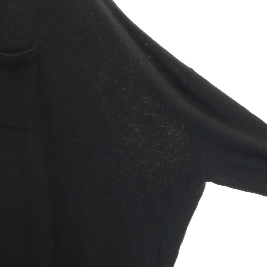 Mizuiro Ind Long Sleeve Long Knit Cardigan Black Women Used