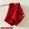 Ladies Spring and Autumn Pure Cotton Floral This Year Wedding New Year Red 10A Antibacterial Briefs
