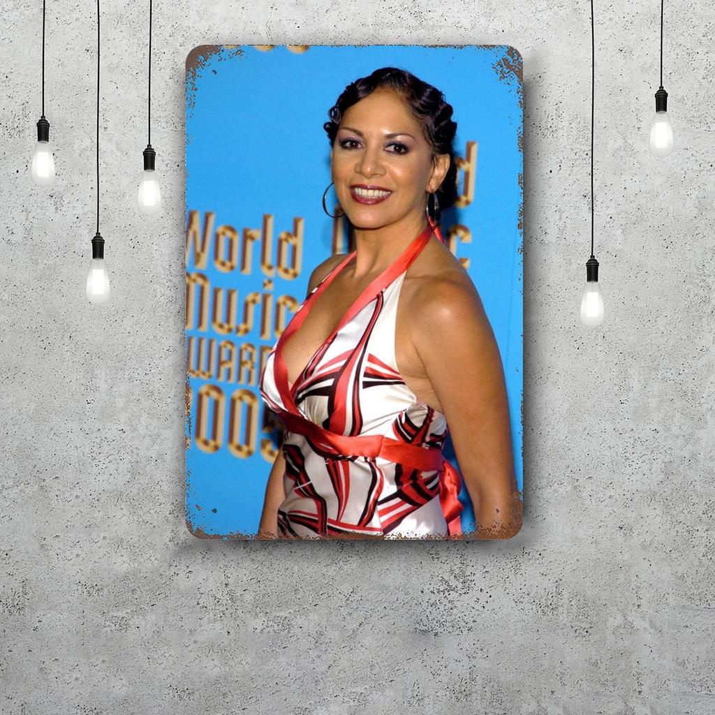Sheila E Decor Poster Vintage Tin Sign Metal Sign Decorative Plaque for Pub Bar Man Cave Club Wall Decoration
