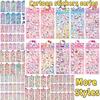 20 Pcs/Bag Cartoon Anime Stickers Sanrio Family Stitch Baby Three DIY Handmade Material Laser Flash Sticker Toy