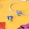 Anniversary Copper Halloween Series Charms Luminous Skull Lil Ghost Beads Fit Original Bracelet Women Fine Jewelry Gift