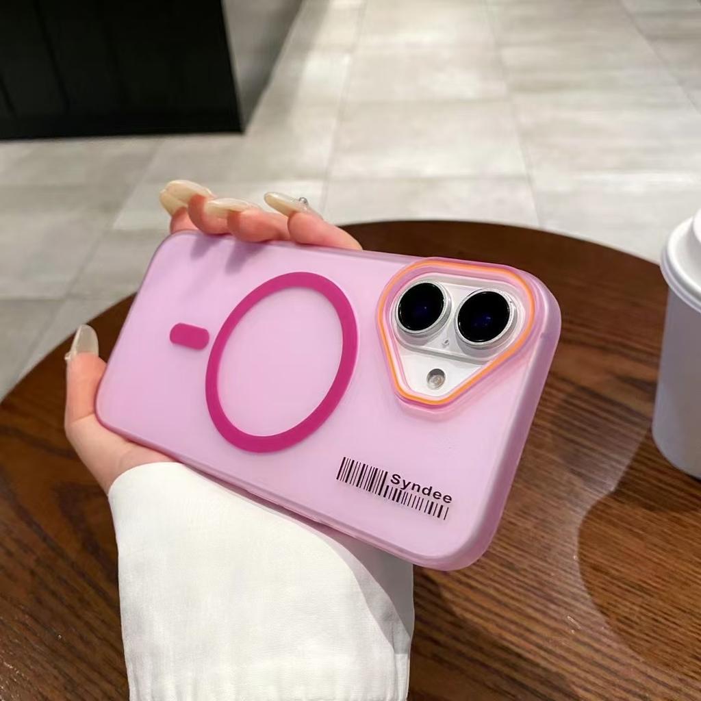 Anwendbar auf IPhone17 Weiches Garn Magnetische Saugkraft Handyhülle Apple 16 ProMax Hautgefühl Sturzsicher 15 Matte PC Schutzhülle