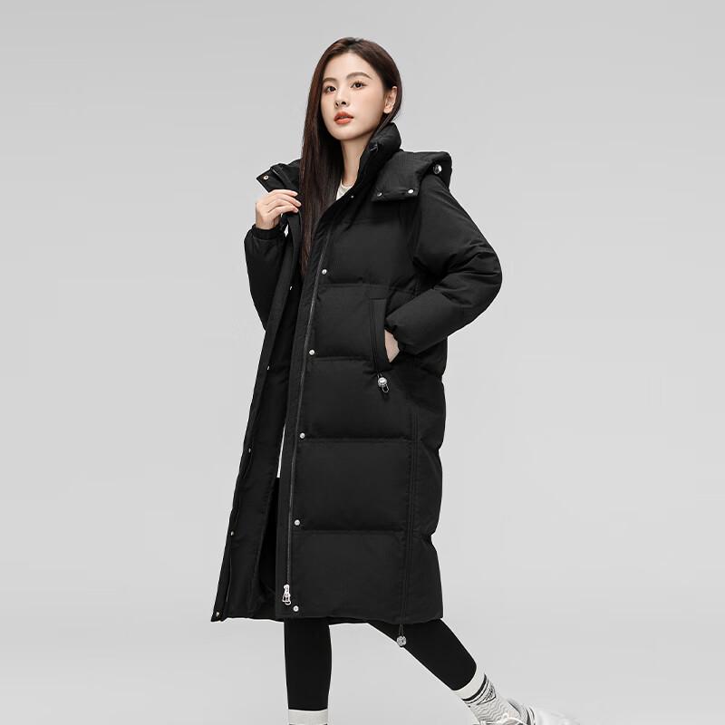 Xuezhongfei Women's Mid-Length Hooded 90% Down Parka