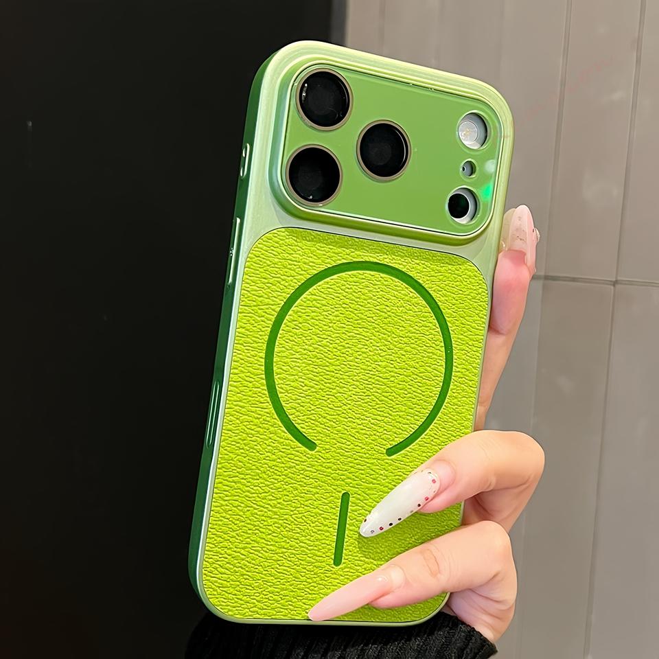 PU Leather Magnetic Official Phone Case For iPhone 17 13 14 15 16 Pro Max Air Magsafe Wireless Charge Shockproof Protector Cover