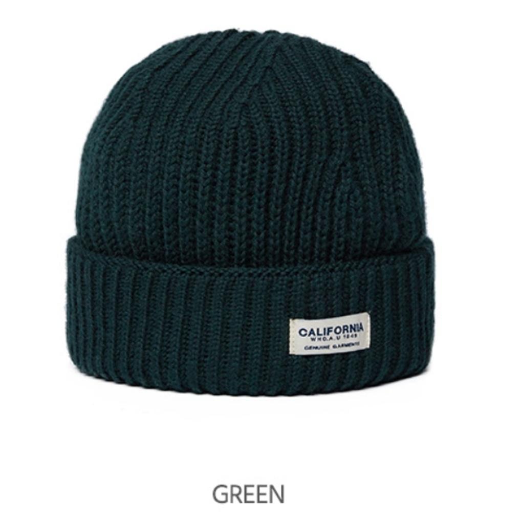 Whoau Unisex Label Short Beanie WHHMD4T11A