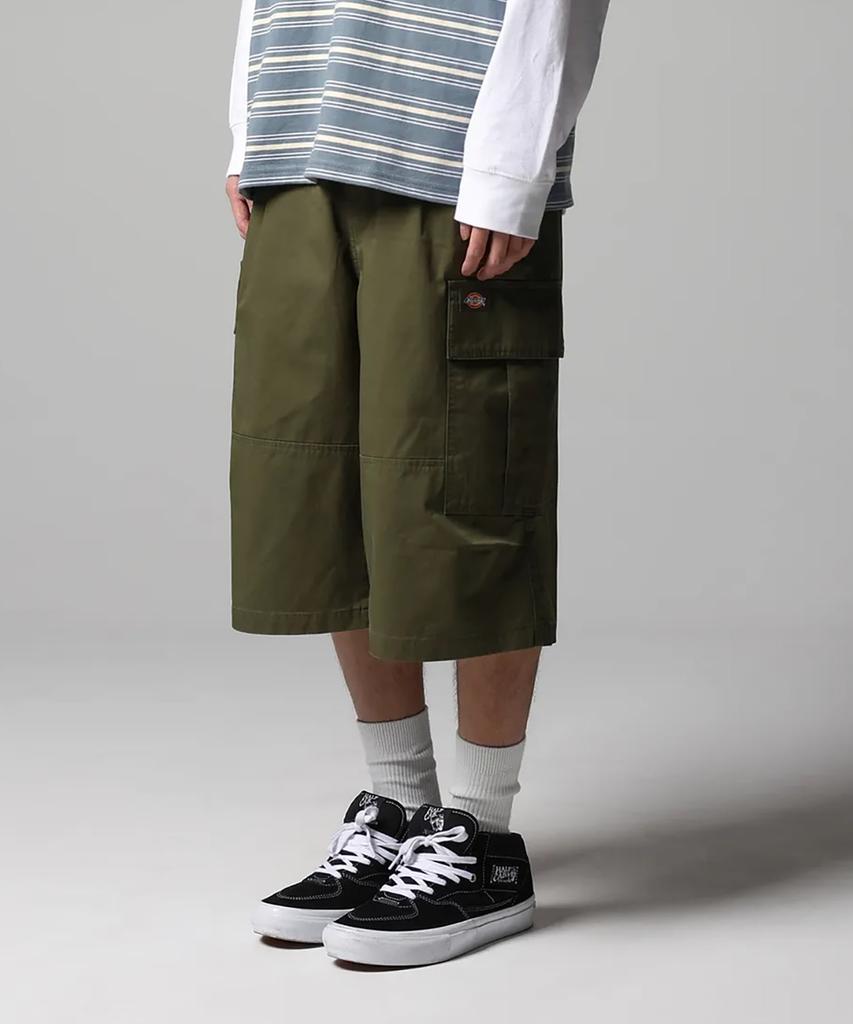 Dickies Washed Twill Cargo Shorts Olive