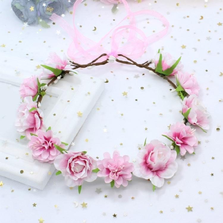 Flower Headbands Floral Garlands Crown Hair Wreath Bride Flower Crown Wedding