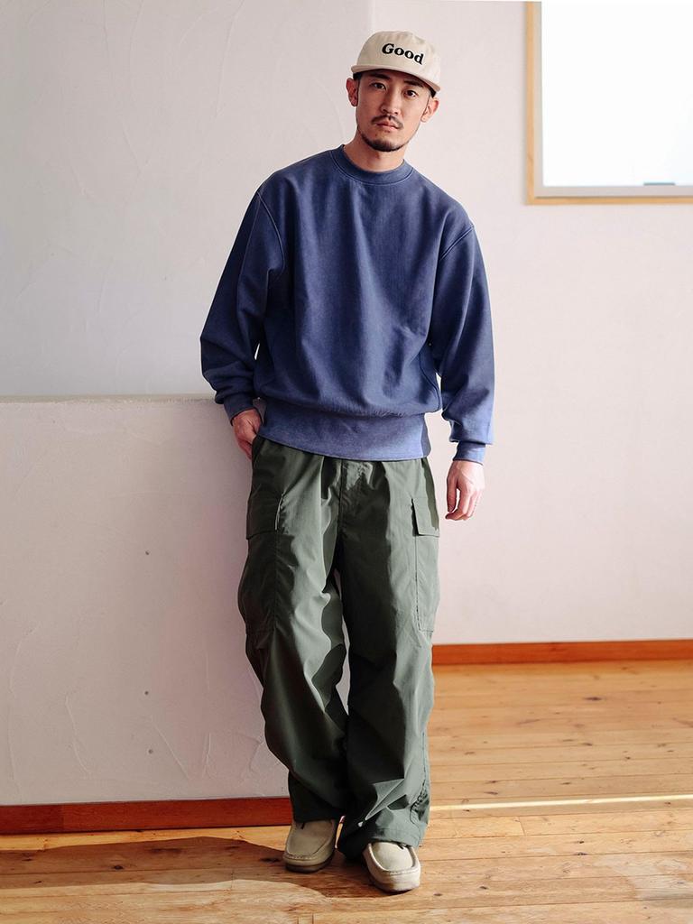 B:MING LIFE STORE by BEAMS Sweatshirt [Special Order] Healthknit Rocker Weight Crew Neck Sweatshirt, Men's, Navy, S_92130461647