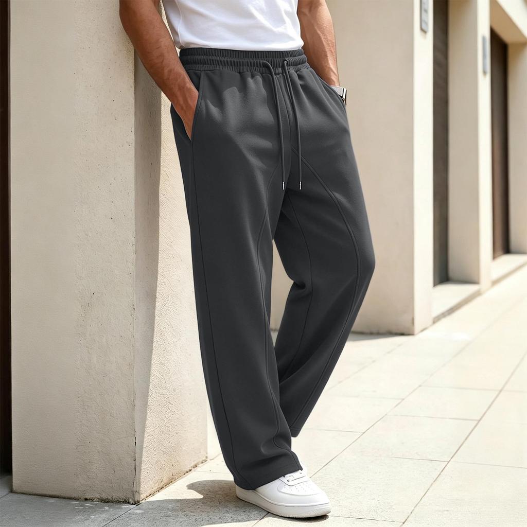 Men's Color Stylish Casual Athletic Pants Versatile Joggers for Outdoor Sports and Everyday Wear