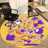 1pc CatDog Office Round Area Rug, Under Office Chairs Bedroom Living Room Home Decor, Room Deco