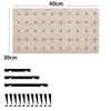Wall Storage Hole Board Large Log Decoration Shelf Modern Living Room Storage Hole Board Creative Door Entrance Shelf Art Design