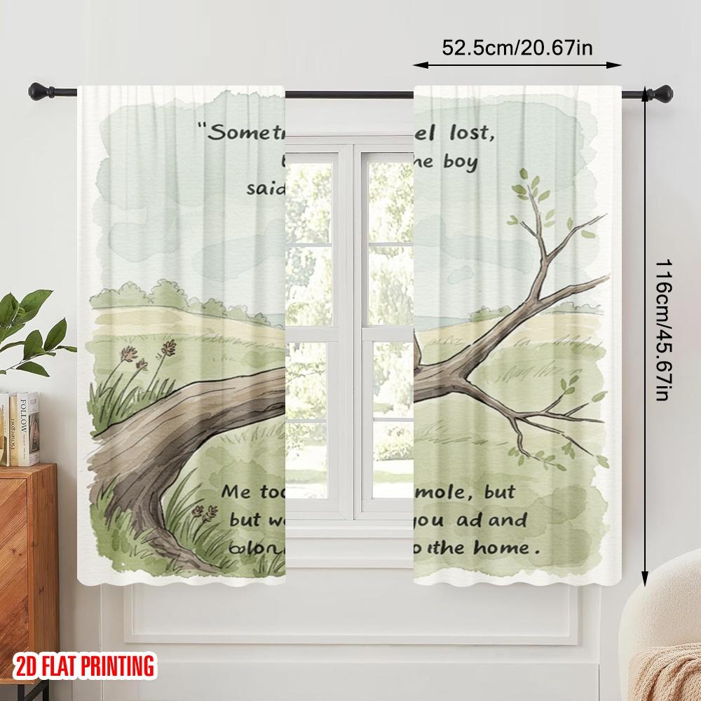 2 Stück 2D Flachdruck Vorhänge Maulwurf Liebe Zuhause Stoff Ohne Strom Geburtstagsfeier Verwendung für Fotoautomaten Geburtstage Hochzeiten