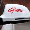 The Spirit of Competition Letter Reflective Racing Car Decoration Sticker Decal