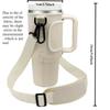 30/40OzWaterBottle Crossbody Bag Reusable Water Bottle Accessory Portable Water Bottle Cooler Bag with Adjustable Shoulder Strap