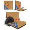 New 7 Inch Triangle Ruler Measurement Tool Carpenter Tools Inch Metric Angle Ruler Speed Square Woodworking Tools