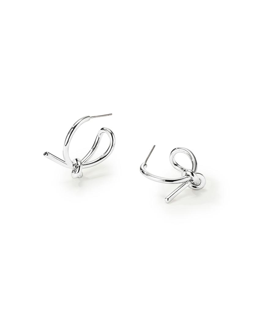 Findelise Brass Heart Twist Earrings