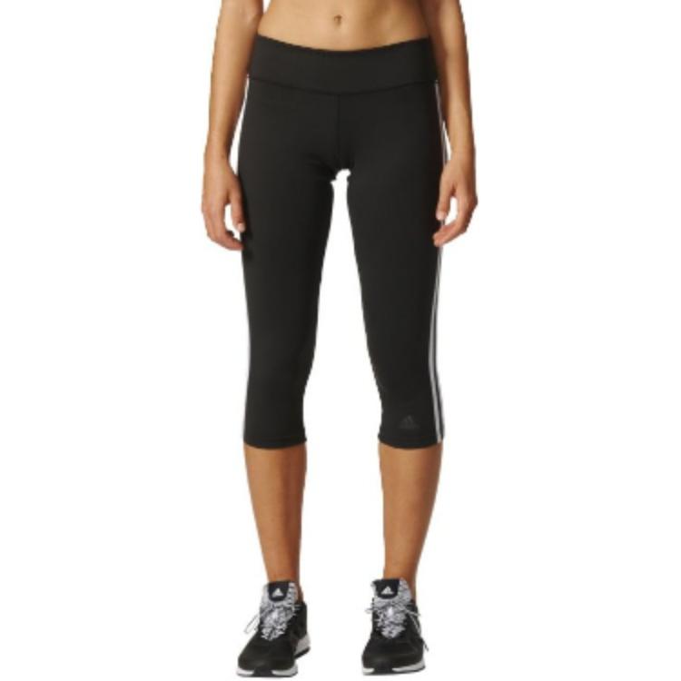 Adidas Designed2 Move 3Stripes Fitted Versatile 3/4 Sports Shorts Women Shorts Black BQ2045