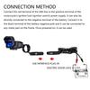 Universal Motorcycle Handlebar Phone Chargers Waterproof Design 18W USB Fast Charging for Smartphones