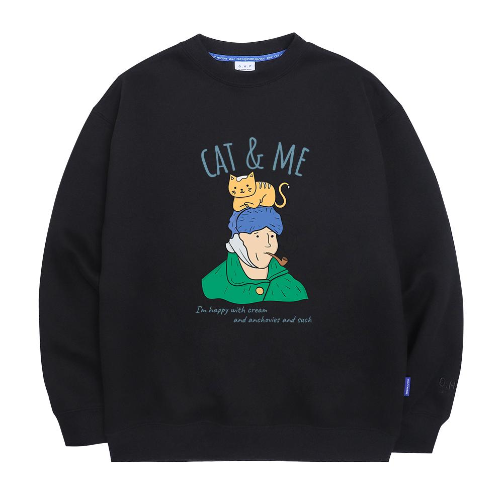 OHP Ohp X Goodd Van Gogh Fleece-Lined Sweatshirt