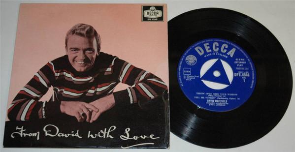 

7inch Record DAVID WHITFIELD From David With Love DFE6548 Decca 1958 UK Pop Used