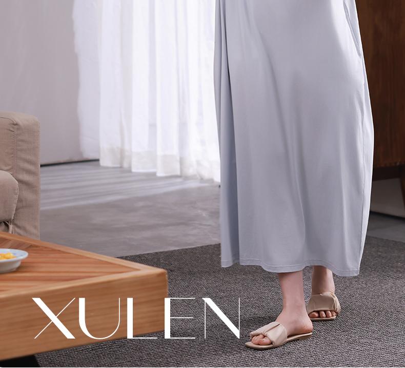 Xuan Liang 2026 New Sleeping Skirt Women's Summer Modal Cotton Short Sleeve Ultra Long Skirt Ice Silk Cool Home Dress