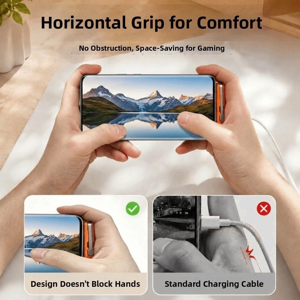 Portable Foldable Phone Holder 240W Fast Charging Right Angle Converter