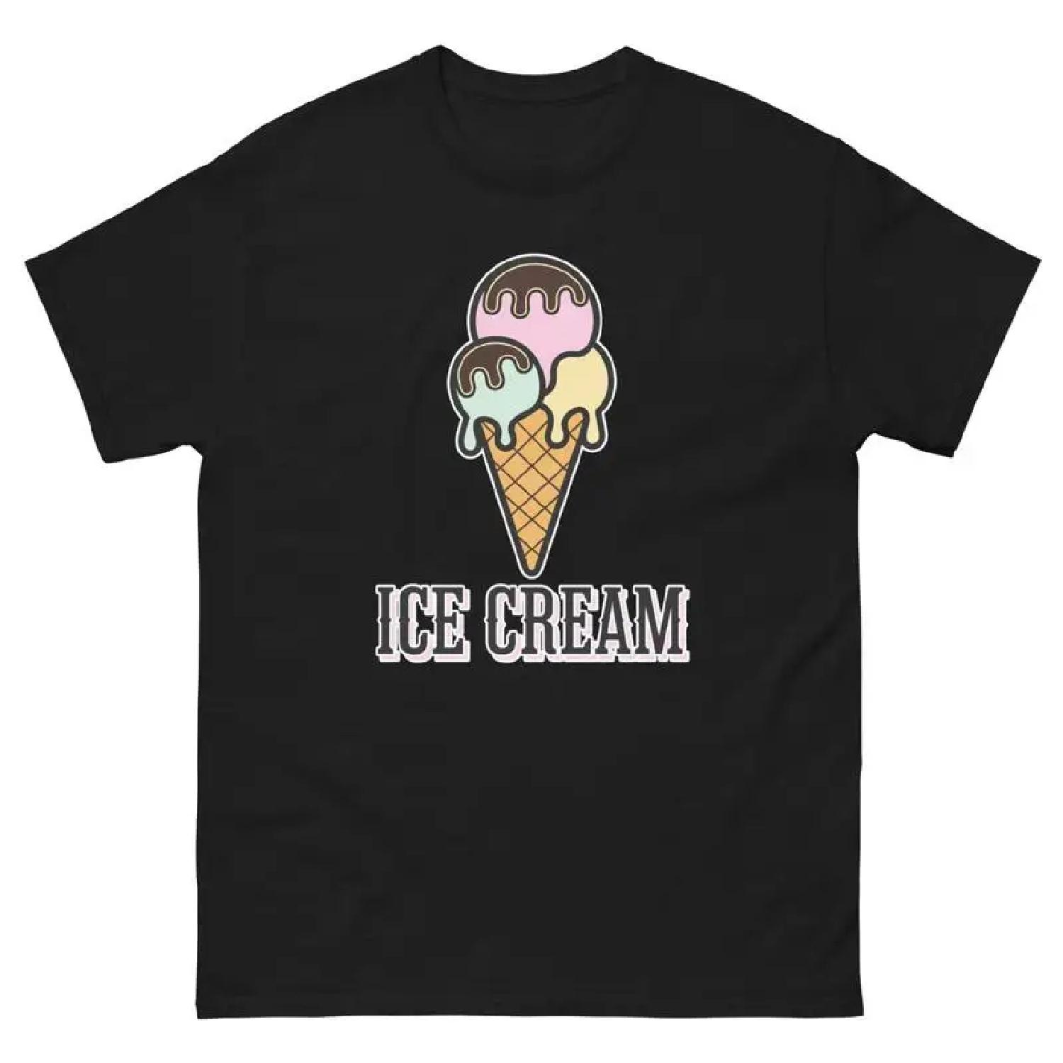 

Ice Cream Lover Food Image Cartoon Funny T Shirt XXXXXL різнокольоровий