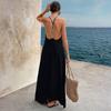 Ärmelloses Maxikleid für Damen Lässiger Lockere Passform Langes Sommerkleid Sommerkleider für Damen UK Damen Sommerkleider UK