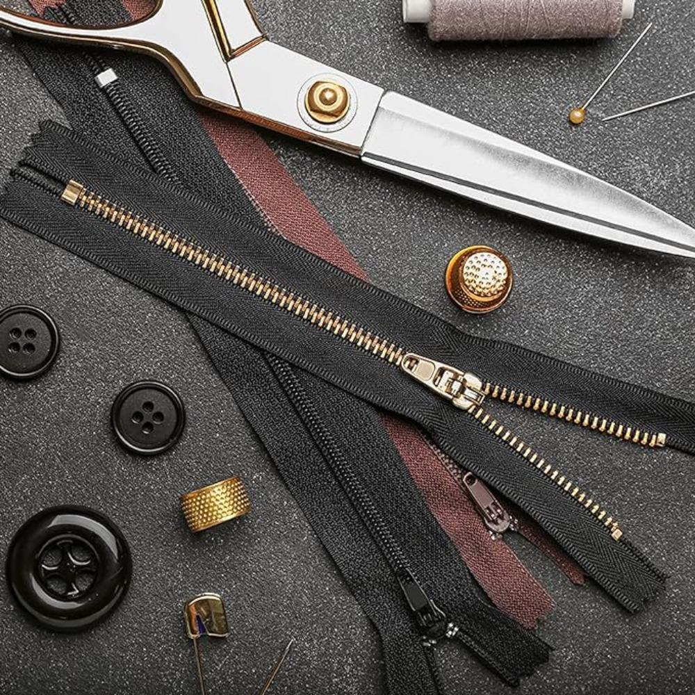 100Pcs 0.2*0.16inch U Shape Zippers Stopper U  Shape Replacement Zipper Fastener Lock  Handbags