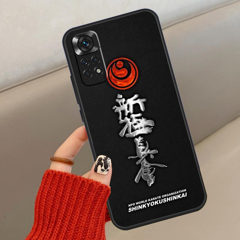 Oyama Kyokushin Karate Case For Xiaomi Redmi Note 11 12 8 9 10 Pro 8T 9S 10S 11S Redmi 9A 9C 10 10A 10C Cover