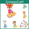 Sozzy Soft Plush Baby Rattle Hand Grasp Stick Toy 0-1 Year Old Infant Teether Bed Bell Baby Shake Bell Stuffed Doll