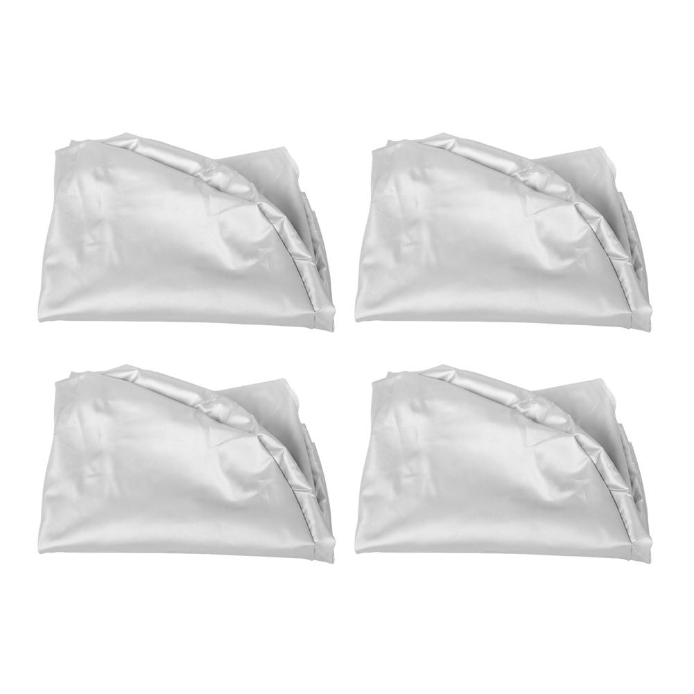 4Pcs 27"29" Wheel Tire Tyre Silver Protection Cover for Car Jeep RV SUV Truck Trailer