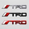 1 Stück 3D Metall Autoaufkleber TRD Emblem Abzeichen Dekoration Zubehör für Toyota GR Corolla Yaris Aygo Prius CHR Camry Auris Avensis