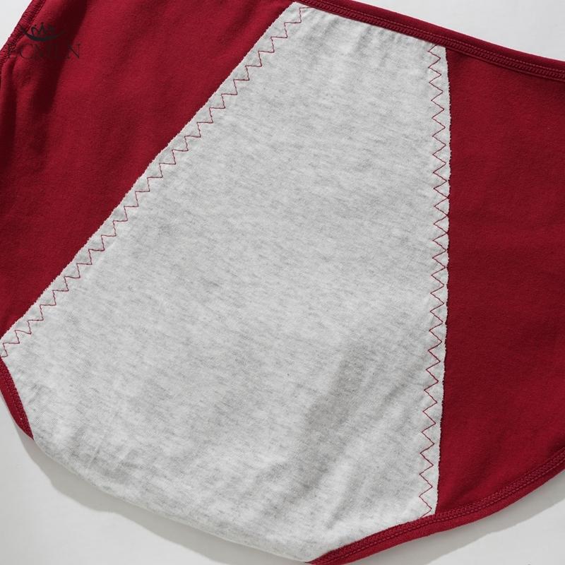 Pure Cotton Women's Physiological Underwear Anti-side Leakage Physiological Pants Menstrual Period Anti-leakage Underwear