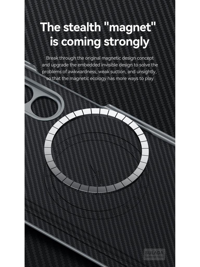 Samsung Z Fold7/6/W23 Kevlar Magnetisches Scharnier Schutz Handyhülle