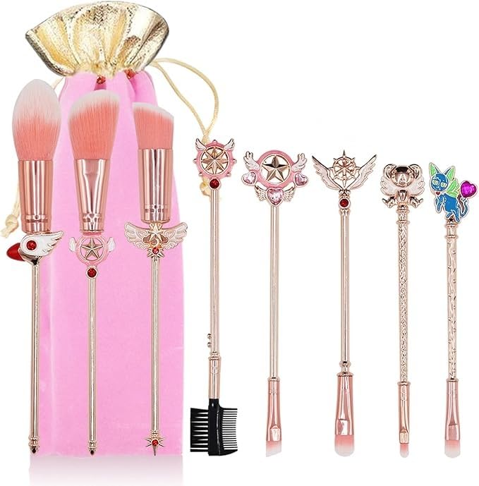 

Кисти для макияжа Сейлор Мун Набор кистей для макияжа Cardcaptor Sakura Кисти для макияжа Сакура Набор кистей для макияжа Кисти для макияжа из волокна Популярный автомобиль Yi-gog