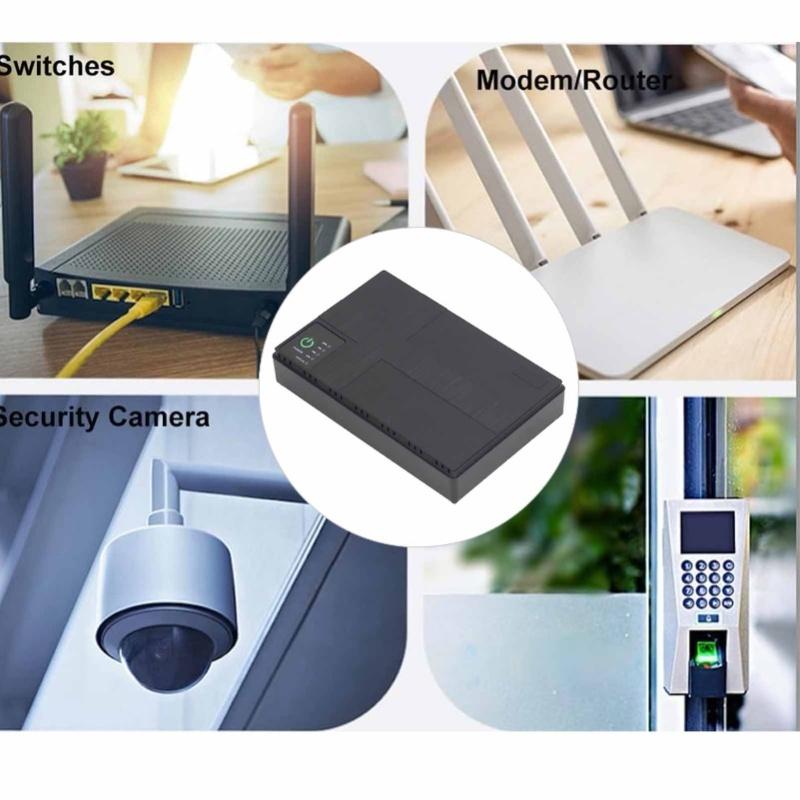UPS Battery Backup 10400mAh 5V 9V 12V 2A POE 15V 24V 1A Output Uninterruptible Power Supply 85-265V EU Plug
