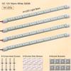 12V Interior LED Light Bar for Car,12V LED Light Strip 54 LEDs Lighting Super Bright 3000K White Color DIY Cabinet LED Light Strip for
