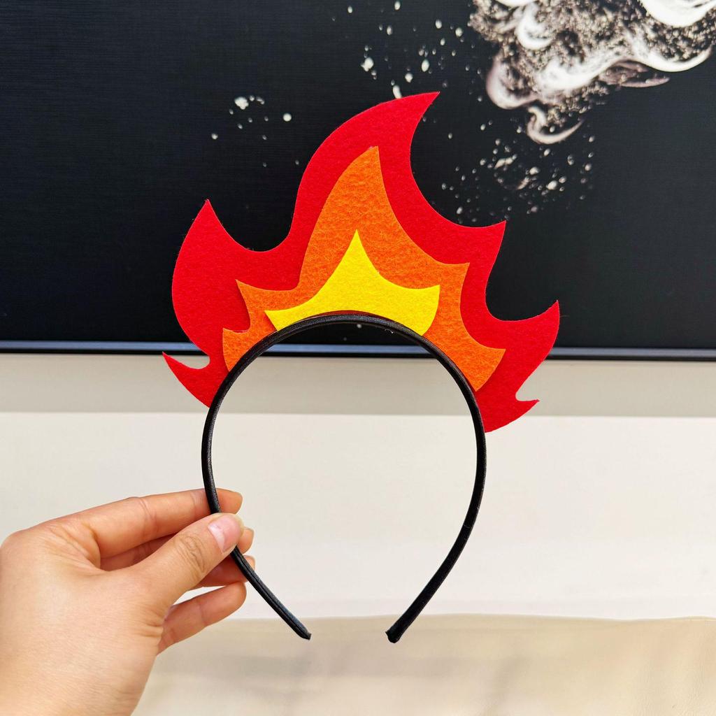 Halloween Vlam Hoofdband Feestdecoratie - Prank & Carnaval Haaraccessoire