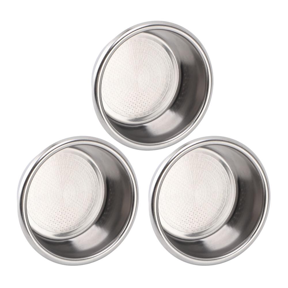 3pcs set 2 Cups Portafilter Filter Basket 54MM 54MM Coffee Filter Basket For Home Baristas
