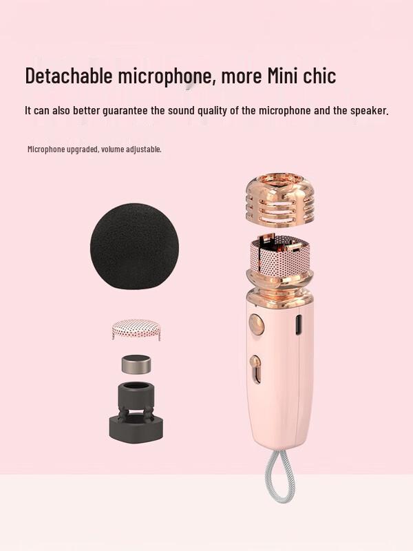 Divoom Ditoo-5m Retro Pixel Art Bluetooth Speaker with KTV Microphone