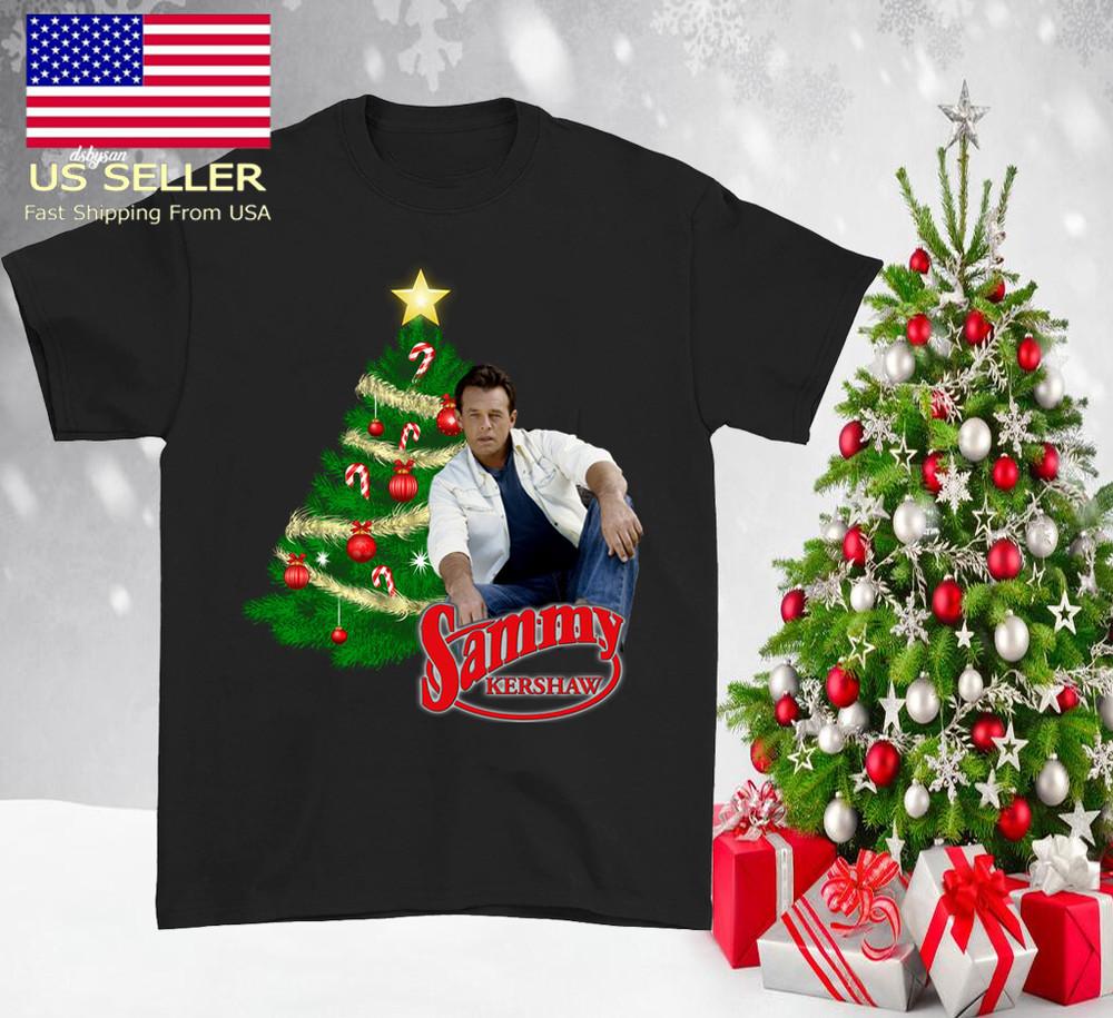 

NEW Sammy Kershaw CHRISTMAS Tshirt Unisex All sizes XMAS TREE X047 Unisex T-Shirt M