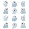 12/24PCS Micro Landscape Luminous Figures Ornament DIY Ornament Fill Accessories  Halloween Party